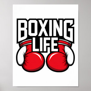 Boxing Training Resilence For Athletic Boxer Life  Poster