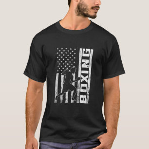 Boxing USA America Vintage Boxer Kickboxing Boxing T-Shirt