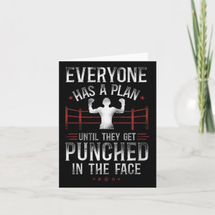 Boxing Vintage Everyone Has A Plan Until They Get Card