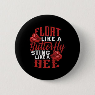 Boxing Workout Gym Boxer Champion 6 Cm Round Badge
