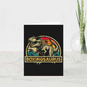 Boxingsaurus T Rex Dinosaur Boxing Saurus Family M Card