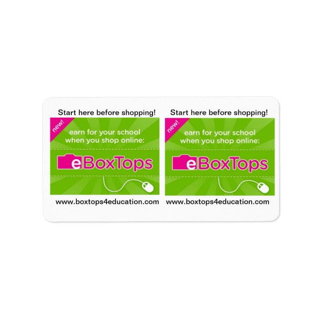 Boxtops for Education Stickers (Front)