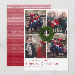 Boxwood Wreath 4 Grid Christmas Holiday