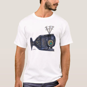 Boxy Blue Whale Clothing T-Shirt