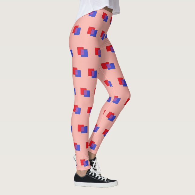 Boxy Shapes:  Pink Leggings (Right)