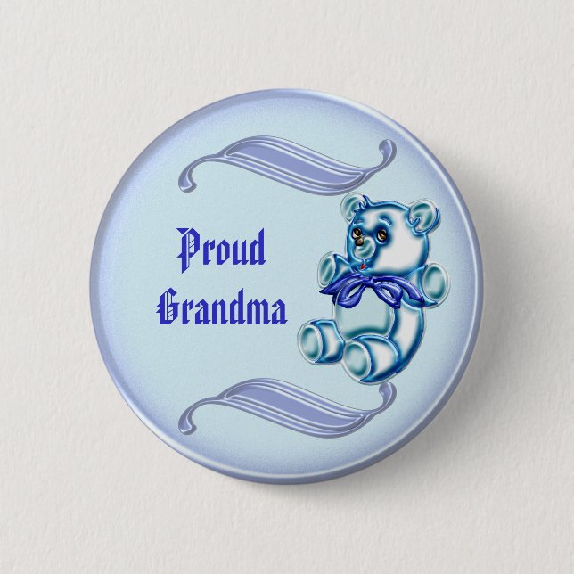 Boy #1 6 cm round badge (Front)