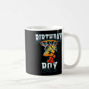 Boy 4 Years Old Birthday Gifts Bysketbyll Person Coffee Mug
