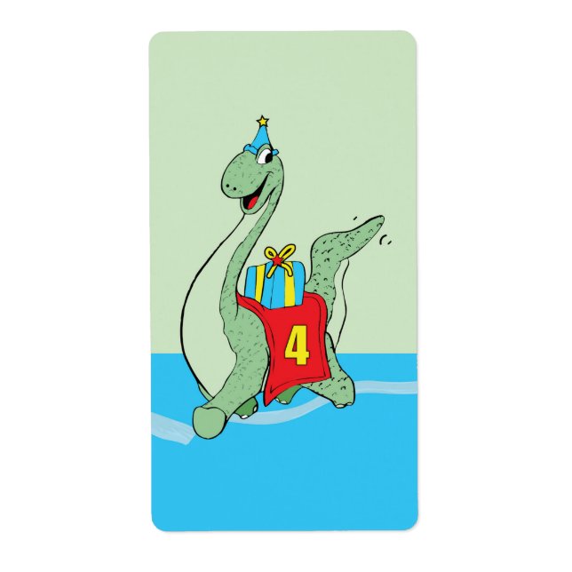 Boy, 4th Birthday Dinosaur (Front)