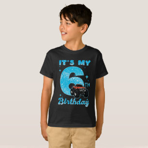 Boy 6 Year Old Gifts, 6th Birthday Boy T-Shirt