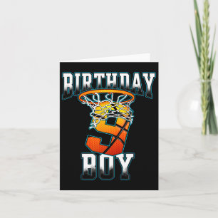 Boy 9 Years Old Birthday Gifts Bysketbyll Person  Card