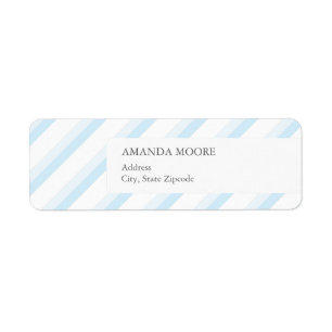 Boy Address Label