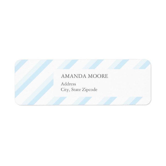 Boy Address Label (Front)