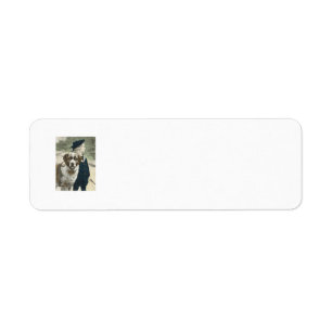 Boy and Dog Adorable Return Address Lable