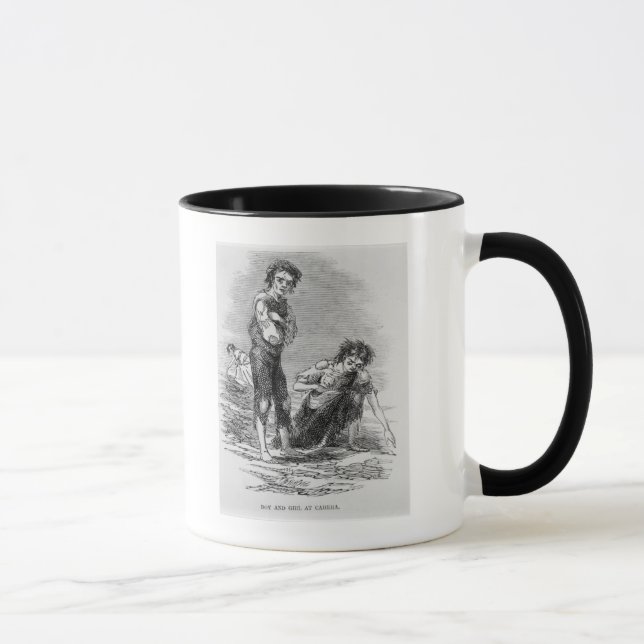 Boy and Girl at Cahera Mug (Right)