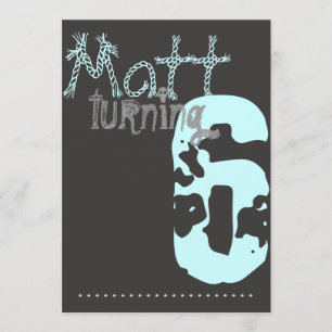 Boy and Girl Gymnastics Birthday Invitation