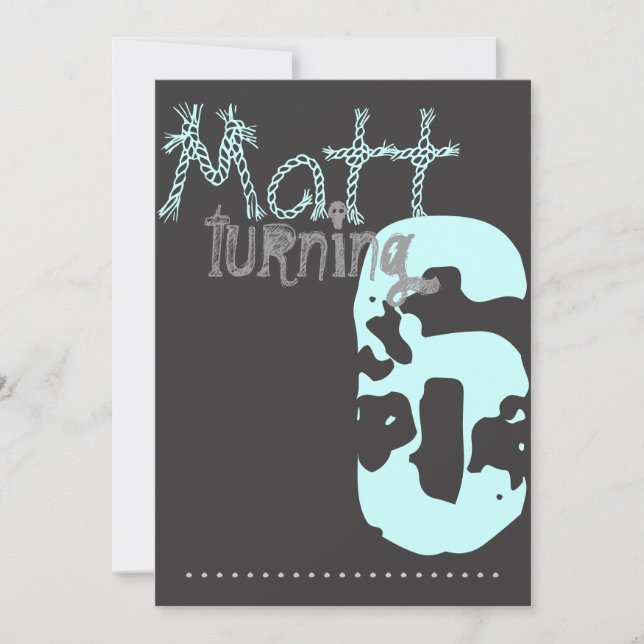 Boy and Girl Gymnastics Birthday Invitation (Front)