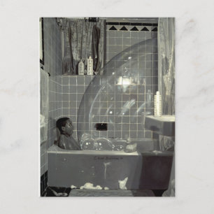 Boy and the Bubble 1990 Postcard