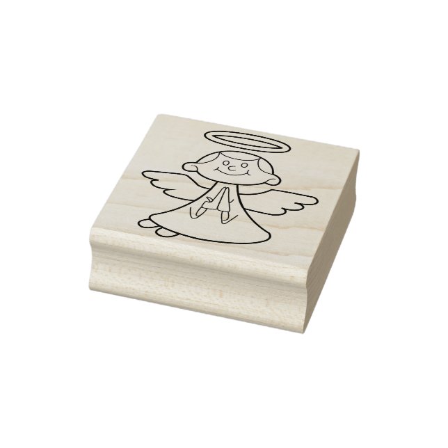 boy angel art stamp (Stamp)