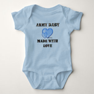 Boy Army Baby Made with Love byDani Bodysuit