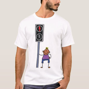 Boy At A Crosswalk T-Shirt