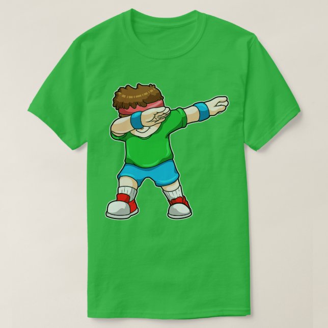 Boy at Hip Hop Dance Dab T-Shirt (Design Front)