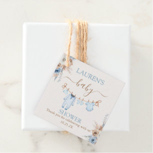 Boy Baby Clothes Baby Shower Favour Tags