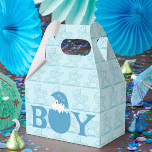 Boy Baby Gender Reveal Party Favour Box