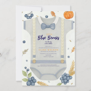 Boy baby shower autum fall burlap bodysuit invita invitation