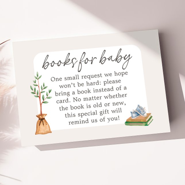 Boy Baby Shower Books for Baby Card (Creator Uploaded)