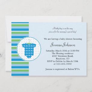Boy Baby Shower Invitation