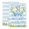 Boy Baby Shower Invitation, Elephant Baby Shower