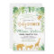 Boy Baby Shower Invitation, Jungle Baby Shower