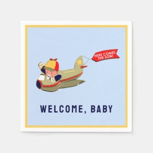 Boy Baby Shower Napkin