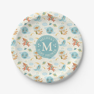 Boy Baby Shower Paper Plate