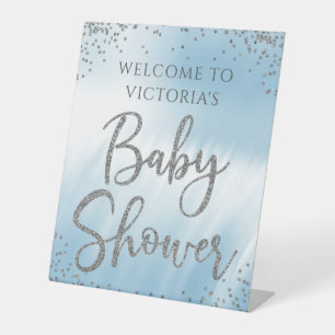 Boy Baby Shower Welcome Table Sign