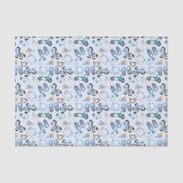 Boy Baby  Tissue Paper (Front)