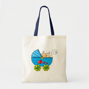 Boy baby twins tote bag