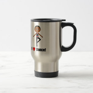 Boy Ballet Dancer: I Love Dance Travel Mug