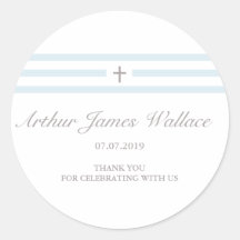 Boy Baptism sticker