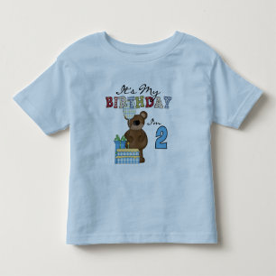 Boy Bear 2nd Birthday T-shirts and Gifts