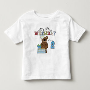 Boy Bear 2nd Birthday T-shirts and Gifts