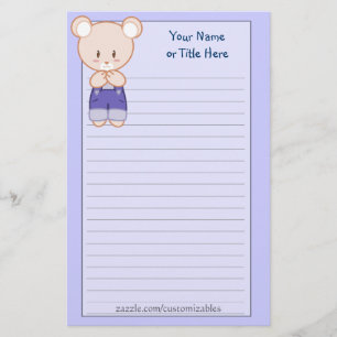Boy Bear Stationery