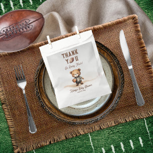 Boy Bearly Wait American Football Baby Shower Favour Bags
