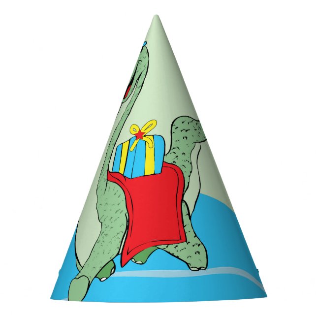 Boy, Birthday Dinosaur Party Hat (Front)