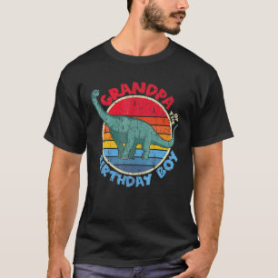Boy Birthday I Grandpa I Brachiosaurus I Family Ma T-Shirt