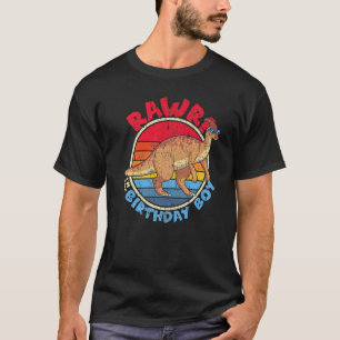 Boy Birthday I Rawr! Parasaurolophus I Family Matc T-Shirt