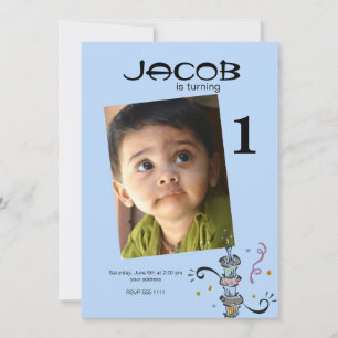 Boy birthday invitation