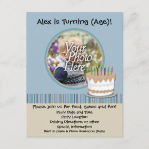 Boy Birthday Party Invitation