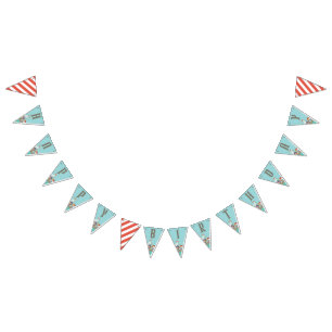 Boy Birthday - Pirate - Bunting Banner