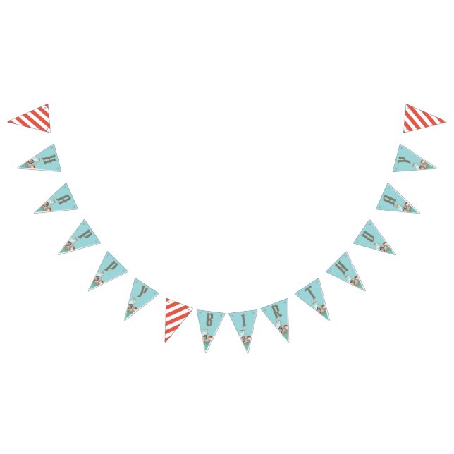 Boy Birthday - Pirate - Bunting Banner (All)